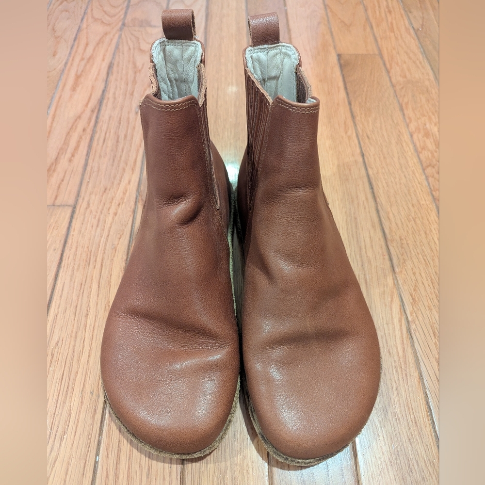 Tan Lila Barefoot Chelsea Boots
